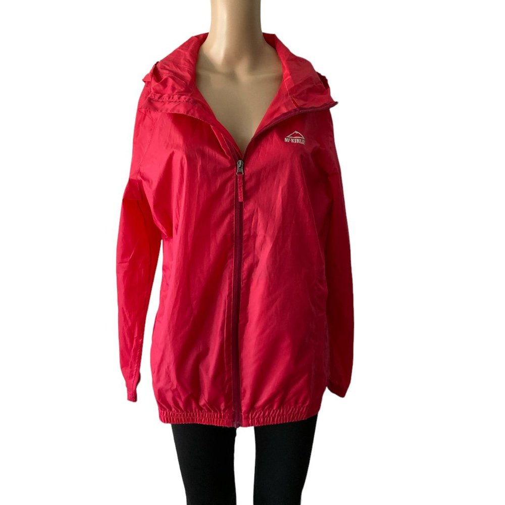 McKinley Red Aqua Base 2,000 Size M Rain Jacket